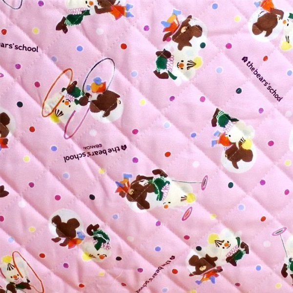 画像2: ●アウトレット サイズ変更不可●ジャッキーとおつきさま【シューズバッグ】材料セット 作り方マニュアル付き 入園入学 (2)