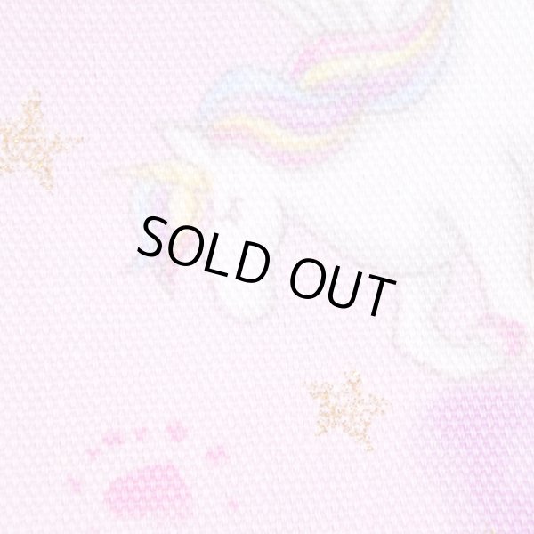 画像6: 虹とユニコーン ピンク【ランチバッグ】 手作りキット 作り方マニュアル付き 入園入学 手芸キット (6)