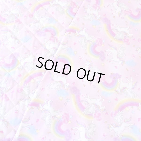 画像5: 虹とユニコーン ピンク【ランチバッグ】 手作りキット 作り方マニュアル付き 入園入学 手芸キット (5)