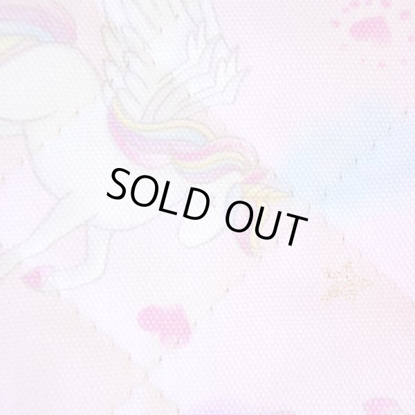 画像2: 虹とユニコーン ピンク【ピアニカバッグ】 手作りキット 作り方マニュアル付き 入園入学 手芸キット (2)