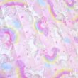画像4: 虹とユニコーン ピンク【シューズバッグ】 手作りキット 作り方マニュアル付き 入園入学 手芸キット (4)