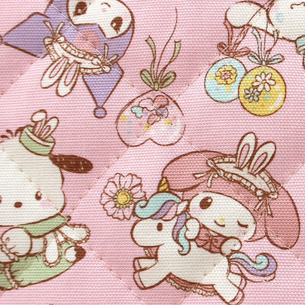 画像2: うさ耳サンリオキャラズ【レッスンバッグ】 材料セット 作り方マニュアル付き 入園入学 手芸キット (2)