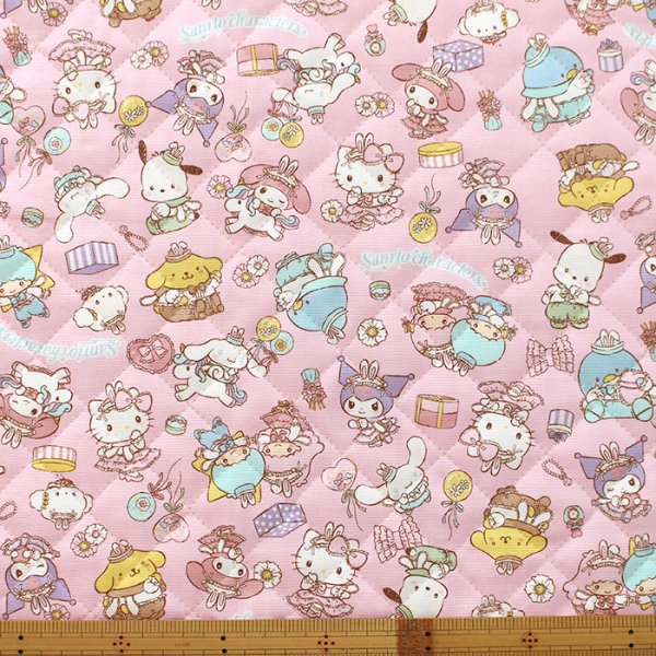 画像3: うさ耳サンリオキャラズ【レッスンバッグ】 材料セット 作り方マニュアル付き 入園入学 手芸キット (3)