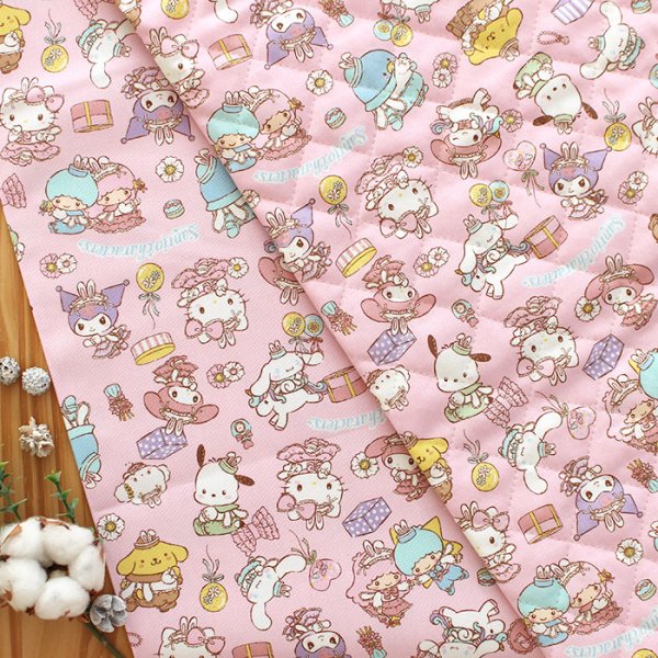 画像1: うさ耳サンリオキャラズ【ピアニカバッグ】 材料セット 作り方マニュアル付き 入園入学 手芸キット (1)