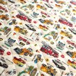 画像4: はたらく車 シロ◎底布付【ランチバッグ】 手作りキット 作り方マニュアル付き 入園入学 手芸キット[s] (4)