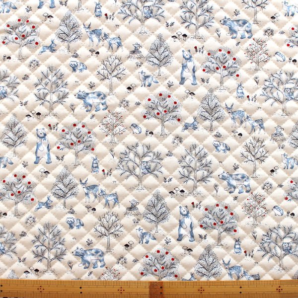 画像3: 野生動物のもり◎底布付【ピアニカバッグ】 手作りキット 作り方マニュアル付き 入園入学 手芸キット[n][s] (3)