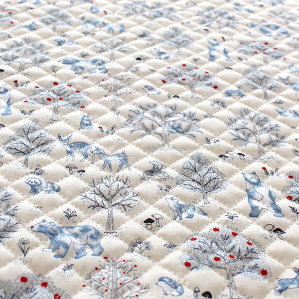 画像4: 野生動物のもり◎底布付【ピアニカバッグ】 手作りキット 作り方マニュアル付き 入園入学 手芸キット[n][s] (4)