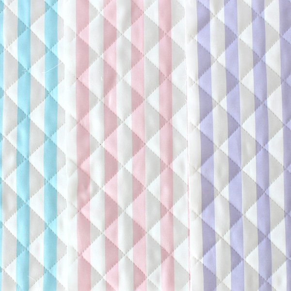 画像4: ゆめいろストライプ3色◎底布付【シューズバッグ】 手作りキット 作り方マニュアル付き 入園入学 手芸キット[s] (4)