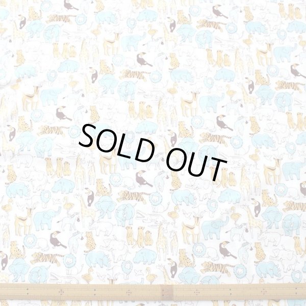 画像3: 楽しい動物園【国産おくるみと丸型スタイセット】ベビー 手作りキット 作り方マニュアル付き ダブルガーゼ フード付き (3)