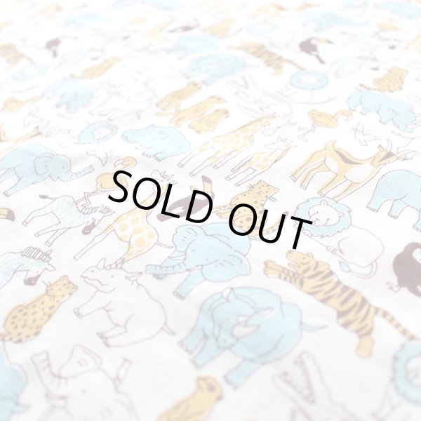 画像4: 楽しい動物園【国産おくるみと丸型スタイセット】ベビー 手作りキット 作り方マニュアル付き ダブルガーゼ フード付き (4)