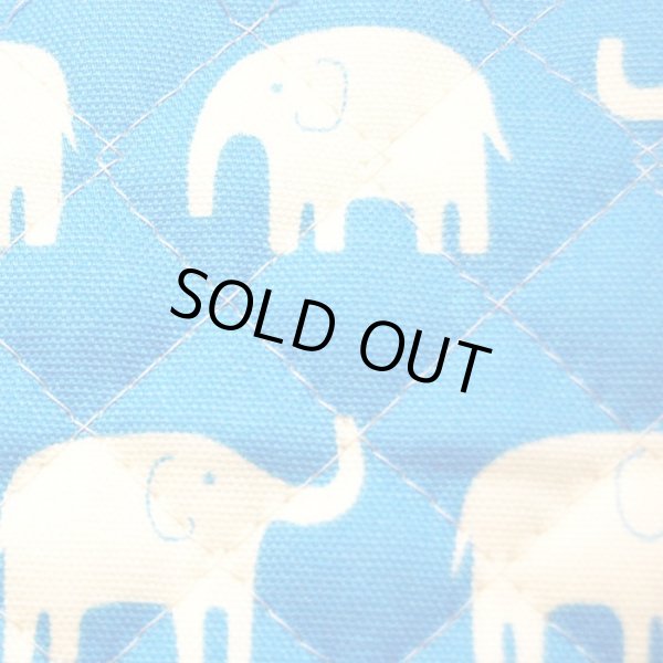 画像2: ぞうさん ブルー 【ランチバッグ】手作りキット 作り方マニュアル付き 入園入学 手芸キット[n] (2)